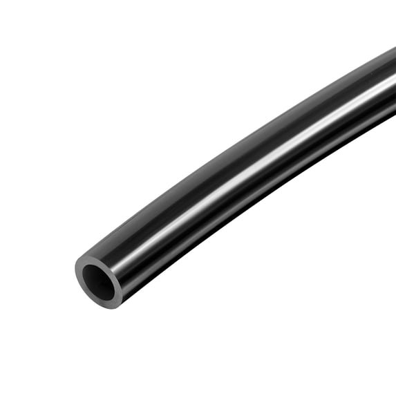 Uxcell 0.47''OD 6.56ft Length Pneumatic Air Tubing Air Compressor Tube Black