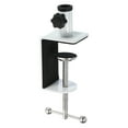 thumbnail image 1 of Uxcell 0.49" Hole Dia. Aluminum Alloy Universal C Clamp Table Lamp Mic Arm Desk Clamp, White, 1 of 5