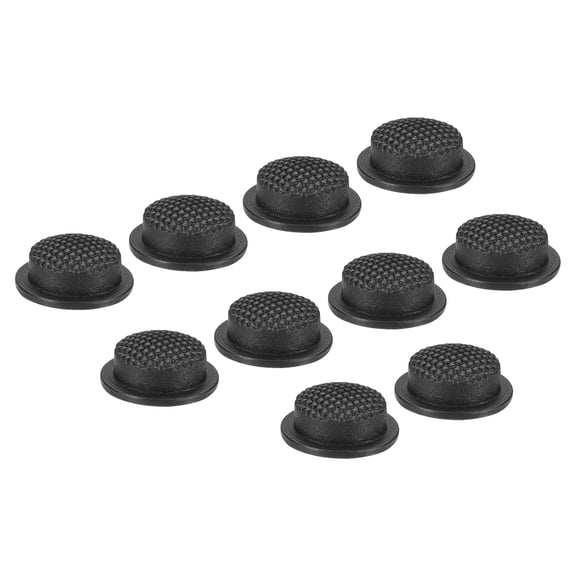 Uxcell 0.49" LED Flashlight Switch Cap, 10 Pcs Silicone Soft Boot Cap Cover, Black
