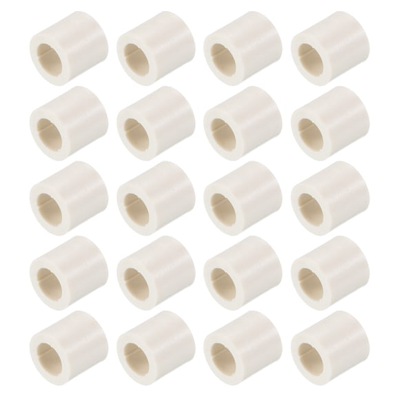 Uxcell 0.5 x 0.51" Pool Cue Ferrules 20 Pack Billiard Cue Ferrules Slip on Snooker Pool Stick Tips Replacement Accessories White