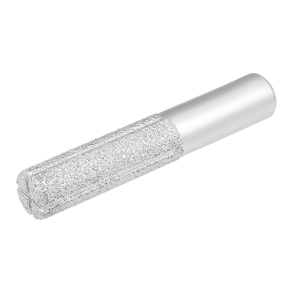 Uxcell 0.51'' Diamond Straight Router Bit Brazed Cylinder Profile Wheel 1/2-inch Shank for Stone Marble