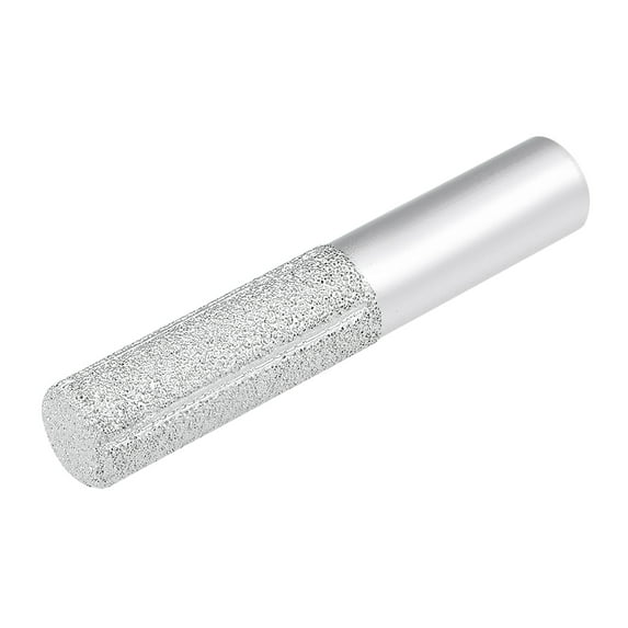 Uxcell 0.53'' Diamond Straight Router Bits Brazed Cylinder Profile Wheel 1/2-inch Shank for Stone Marble
