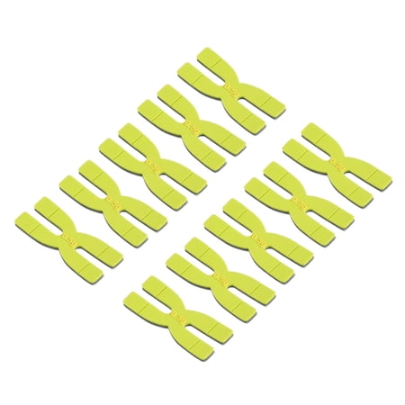 Uxcell 0.5g Silicone Badminton Racket Racquet Weight Balance Strips Tapes, Green 10 Pack
