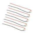 thumbnail image 1 of Uxcell 0.6" 700mA 3W Warm White Light LED Chip Bulb COB Light Beads Copper Bracket 5 Pack, 1 of 5