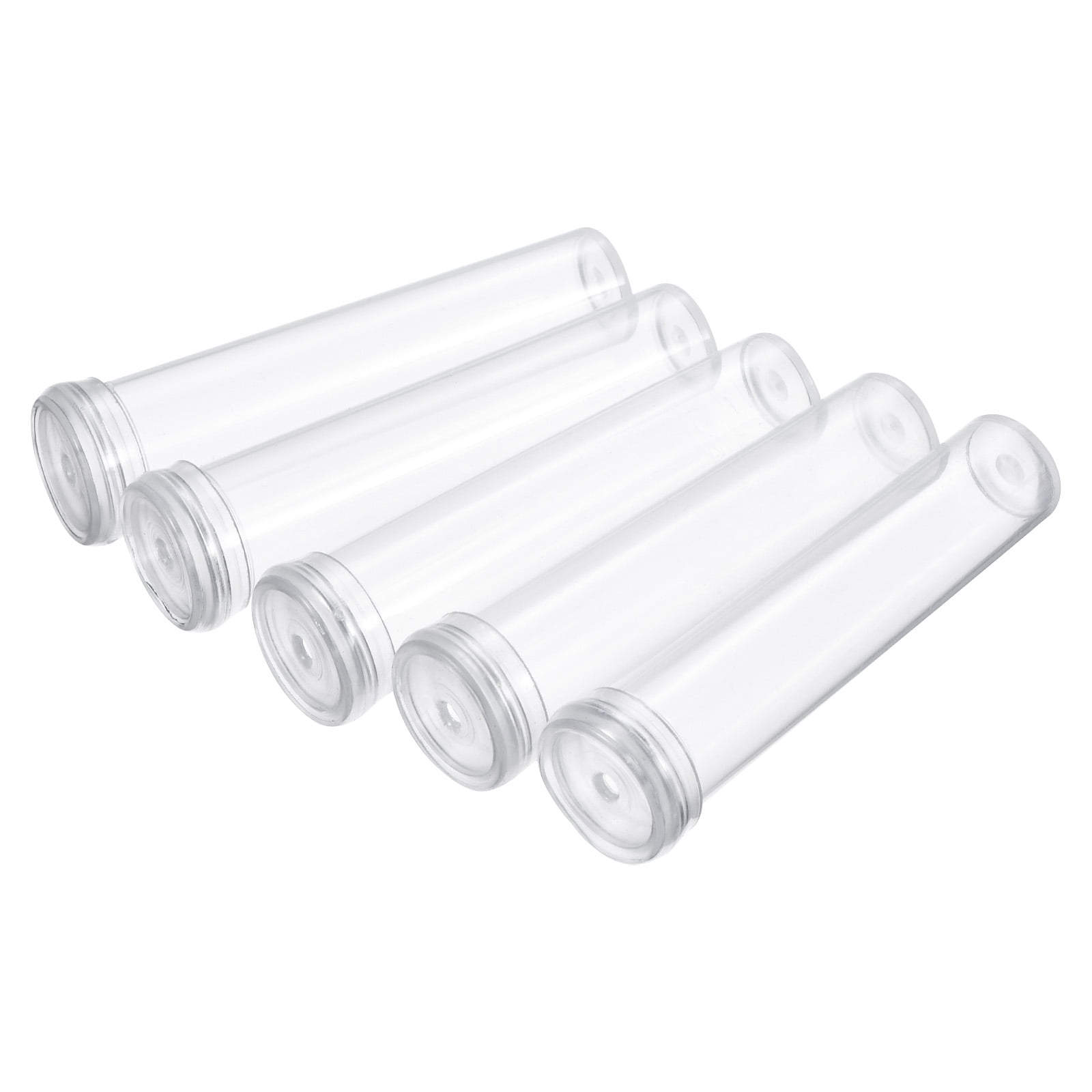 50 Pieces 2.8 Inches Floral Water Tubes Clear Plastic Flower Water Tubes  Water Tubes for Flowers Rose Flower Water Vials with Rubber lids Floral  Picks