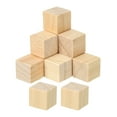 thumbnail image 1 of Uxcell 0.6 Inch Unfinished Wooden Blocks, 50 Pack Natural Wood Cube Square Wood Blocks for DIY Craft, 1 of 5