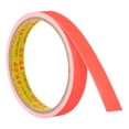 thumbnail image 1 of Uxcell 0.6 Inch x 9.8 Feet Glow in the Dark Tape, 1 Roll Fluorescent Adhesive Tape Luminous Reflective Tape, Orange Red, 1 of 6