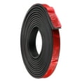 thumbnail image 1 of Uxcell 0.6"W x 1/8"T x 16'L Adhesive Rubber Strips Solid Neoprene Rubber Strips Sheet, 1 of 6