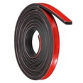 thumbnail image 1 of Uxcell 0.6"W x 3/16"T x 8'L Adhesive Rubber Strips Solid Neoprene Rubber Strips Sheet, 1 of 6
