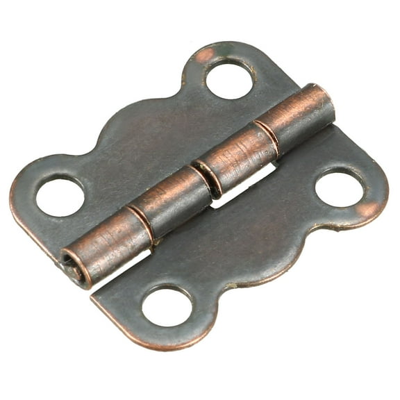 Uxcell 0.63" Copper Hinges Retro Butterfly Hinge with Screws 20Pcs