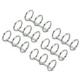 thumbnail image 1 of Uxcell 0.63" Dia 3 Circle Detachable Metal Binder Rings Loose Leaf Rings Silver Tone 6 Pack, 1 of 6