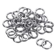 thumbnail image 1 of Uxcell 0.63'' Fishing Split Rings Double Flat 304 Stainless Steel Silver Tone 50Pcs, 1 of 5
