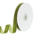 thumbnail image 1 of Uxcell 0.63 Inch x 10 Yard Velvet Ribbons Single Faced Vintage Velvet Ribbons Spool for Decor DIY Olive Green, 1 of 6