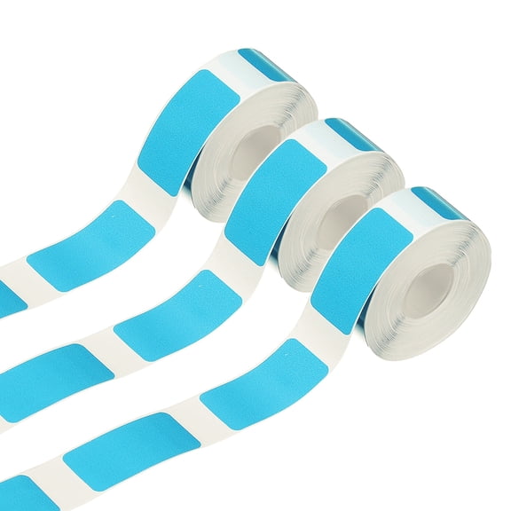 Uxcell 0.63 x 1.1 Inch Food Storage Labels, 3 Roll (210pcs Per Roll) Refrigerator Freezer Marker Adhesive Paper Sticker for Jars Bottles Containers, Blue