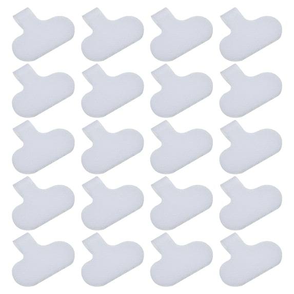 Uxcell 0.63 x 1.5 inch Cable Labels Write on Cord Labels Tags for Cable Management and Identification, 30 Pack White