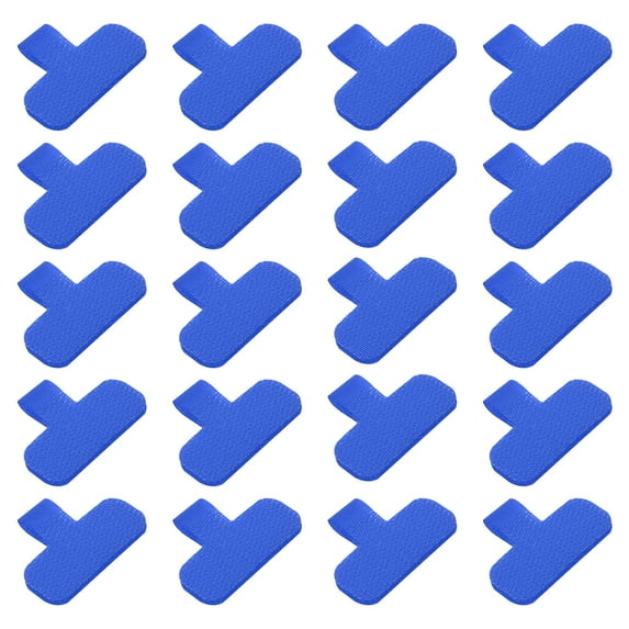 Uxcell 0.65 x 1.48 inch Cable Labels Write on Cord Labels Tags for Cable Management and Identification, 30 Pack Blue