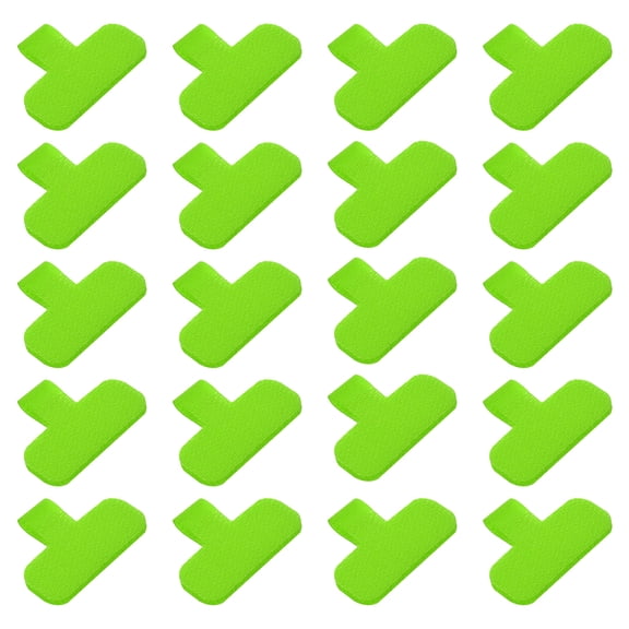 Uxcell 0.65 x 1.48 inch Cable Labels Write on Cord Labels Tags for Cable Management and Identification, 50 Pack Green