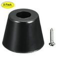 thumbnail image 1 of Uxcell 0.67" W x  0.51" H Rubber Bumper Feet, Stainless Steel Screws and Washer 9 Pack, 1 of 5