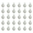thumbnail image 1 of Uxcell 0.67x0.43" Zinc Alloy Watch Clock Charm Pendant Pocket Watch Charm, 20Pcs, Silver Tone, 1 of 6