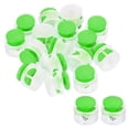 thumbnail image 1 of Uxcell 0.7" Dia Cord Locks Round Double Hole Stopper Cord Fastener Green 16 Pack, 1 of 5