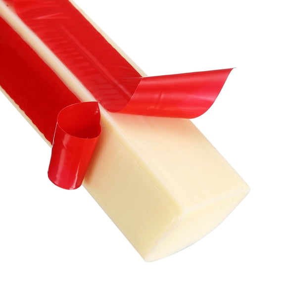 Uxcell 0.7"x0.86"x118" Flexible Quarter Round Wall Trim Double Self-adhesive Brown