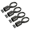 thumbnail image 1 of Uxcell 0.71" Cord End Cap Terminators Cord Finding for Tassel Making, 4 Pack Dark Grey, 1 of 5