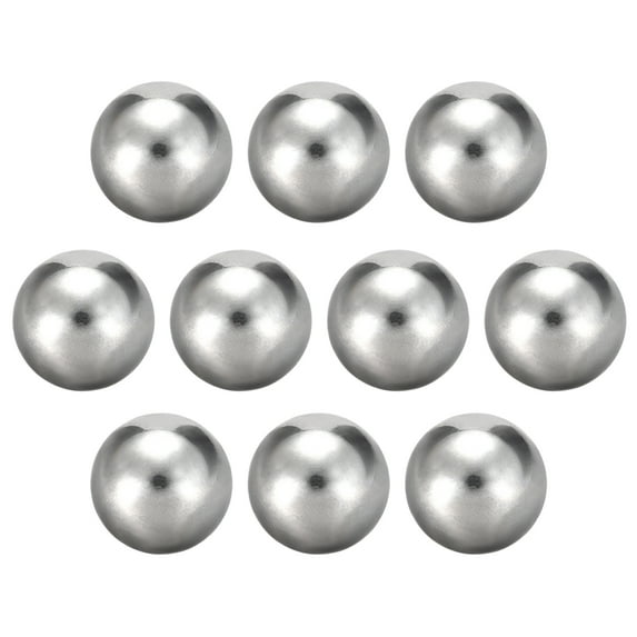 Uxcell 0.71'' G10 Metric Bearing Precision Balls Chrome Steel Silver Tone 10pcs