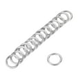 thumbnail image 1 of Uxcell 0.79" ID 0.15" Thickness Metal O Ring Iron Silver Tone 20 Pack, 1 of 4