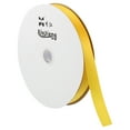 thumbnail image 1 of Uxcell 0.79" x 100 Yards Double Face Decorate Crafts Roll Satin Ribbon Yellow, 1 of 5