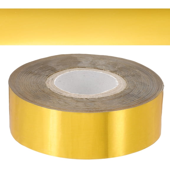 Uxcell 0.79"x400Ft Hot Stamping Foil Paper Roll, Gold Tone