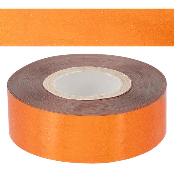 Uxcell 0.79"x400Ft Hot Stamping Foil Paper Roll, Pale Orange