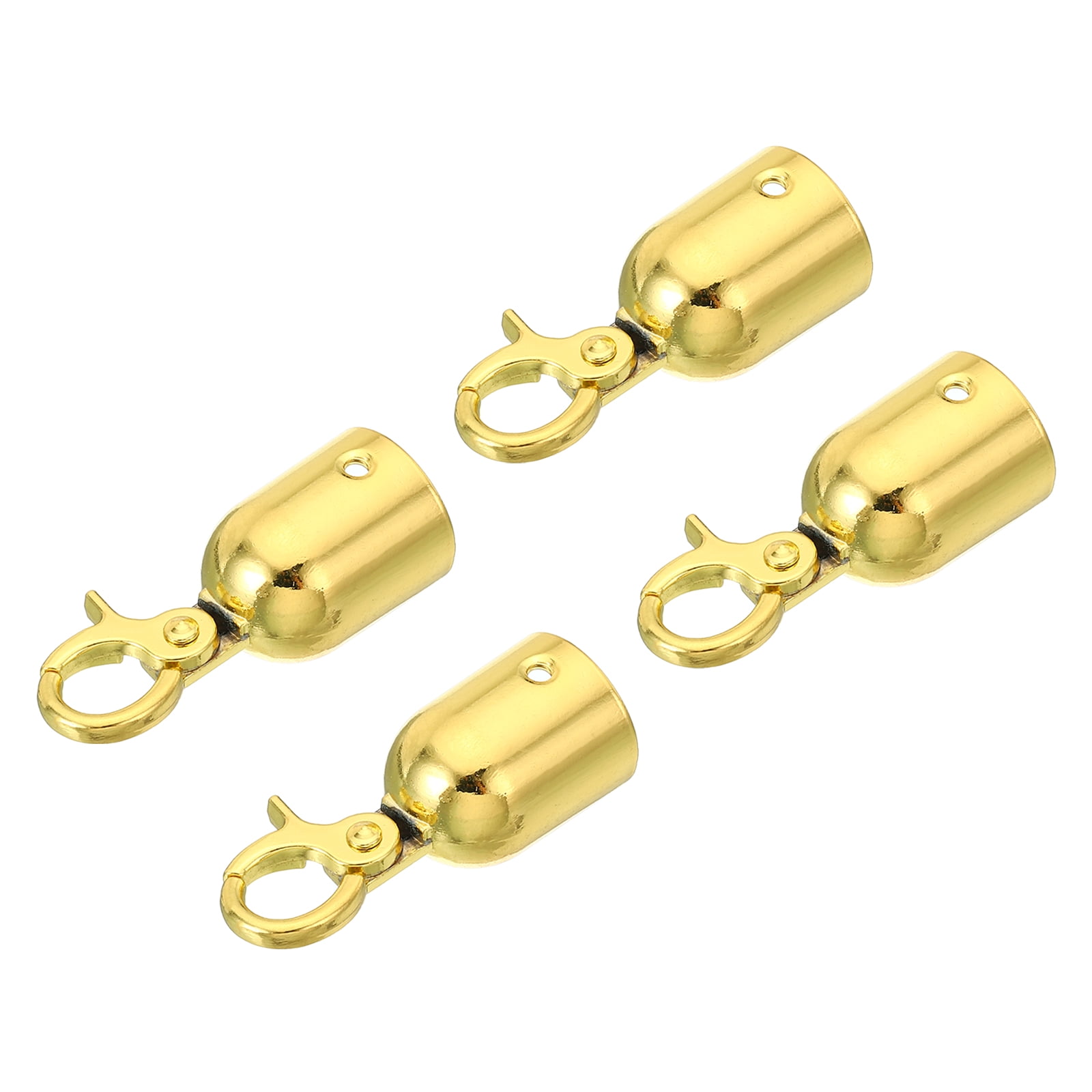 Uxcell 0.8" Stanchion Rope End Stopper Cord End Caps Barrier Rope End