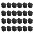 thumbnail image 1 of Uxcell Plastic Plug, Pipe Tubing End Cap Plastic Plug Cap Insert 0.8 x 0.8 inch 24Pcs, 1 of 5