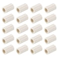 thumbnail image 1 of Uxcell 0.8 x 0.47" Pool Cue Ferrules 20 Pack Billiard Cue Ferrules Slip on Snooker Pool Stick Tips Replacement Accessories White, 1 of 5