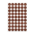 thumbnail image 1 of Uxcell 0.83'' Dia Cherry Self-adhesive Screw Hole Stickers Covers Wood 1 Sheet, 1 of 5