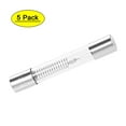 thumbnail image 1 of Uxcell 0.85A 0.24''x 1.57'' Microwave Oven Cartridge Fuse DC 5000V Slow Blow Glass Silver Tone 2pcs, 1 of 5