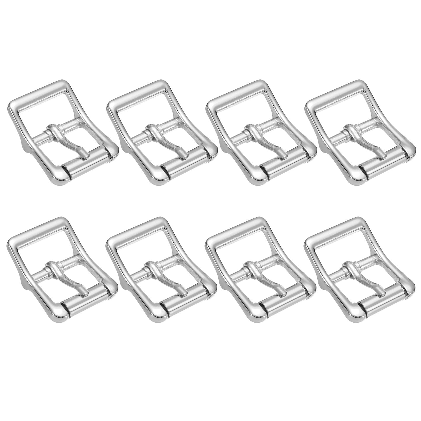 Uxcell 0.86 IN(22mm) Metal Roller Buckle [8Pcs] - Webbing Belts Center ...