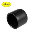 thumbnail image 1 of Uxcell 0.87'' Vinyl Round Caps Cover Screw Thread Protector Rubber Black 5pcs, 1 of 6