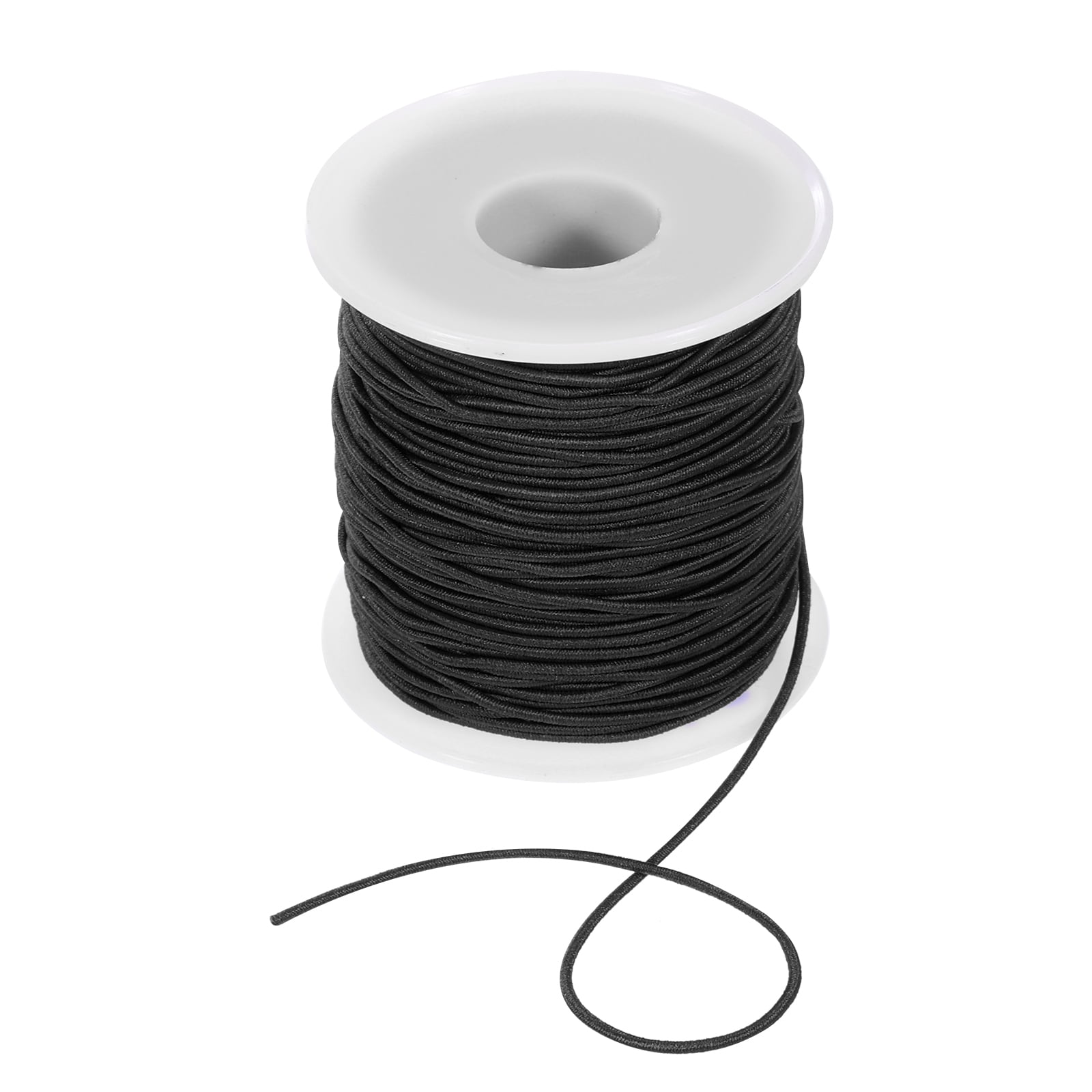 Uxcell 0.8mm 54 Yards Elastic String Cord Elastic Thread Beading String ...