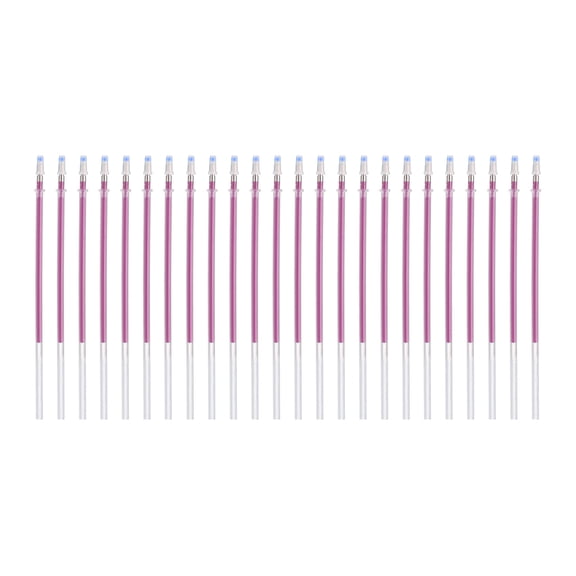 Uxcell 0.8mm Gel Pens Refills, 24 Pack Glitter Gel Pens Sparkle Metallic Ink Medium Point Colored Refill Set for Adults Coloring Books Journaling Scrapbooking Art Drawing, Rose Red