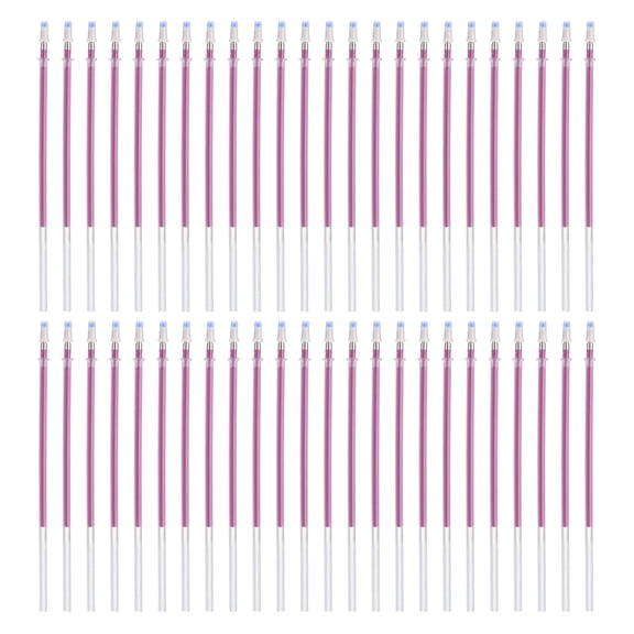 Uxcell 0.8mm Gel Pens Refills, 48 Pack Glitter Gel Pens Sparkle Metallic Ink Medium Point Colored Refill Set for Adults Coloring Books Journaling Scrapbooking Art Drawing, Rose Red