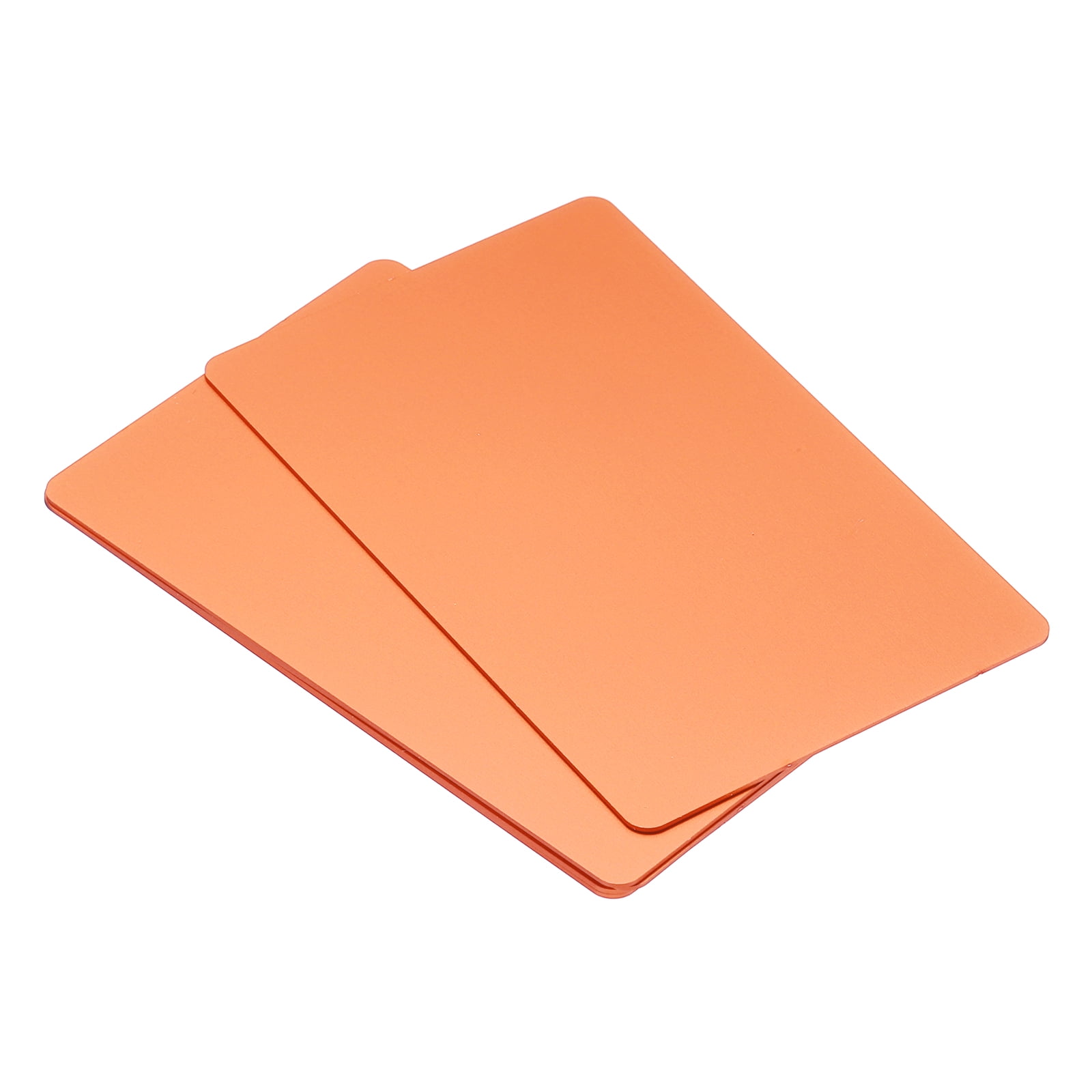 50 Anodized Aluminum Business Card Blanks Metal Business 