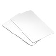 thumbnail image 1 of Uxcell 0.8mm Metal Business Cards Blank Name Card Laser Engraving Anodized Aluminum, Silver Tone 10 Pack, 1 of 6