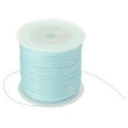 thumbnail image 1 of Uxcell 0.8mm x 109 Yard Nylon Satin Cord 0.8mm Beading String Braided Rope, Sky Blue, 1 of 6