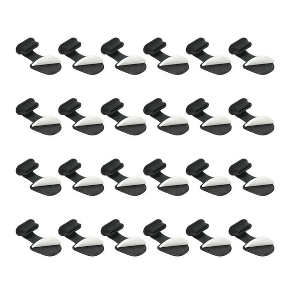 Uxcell 0.9 Inch USB Type C Dust Plug, 24 Pcs Anti Dust Plug Cover Female End for Port Device, Black