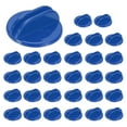 thumbnail image 1 of Uxcell 0.98 Inch Plastic Card Stands, 30 Pcs Place Card Holders Triangle Design Modern Table Number Stands for Party Board Games Photos Memos Price Tags Labels Menus, Blue, 1 of 6