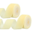 thumbnail image 1 of Uxcell 0.98 Inch x 2.18 Yard Velvet Ribbons Single Faced Vintage Velvet Ribbons Spool for Decor DIY Beige 2Pcs, 1 of 6