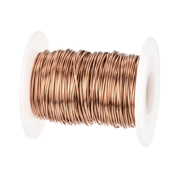 Uxcell 0.9mm Magnet Wire 82ft Enameled Copper Wire Magnet Winding Wire Coil 150gram 155C