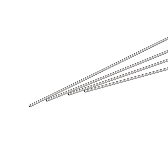 Uxcell 0.9mm x 0.1mm x 300mm 304 Stainless Steel Capillary Tube for Industry, 4Pack