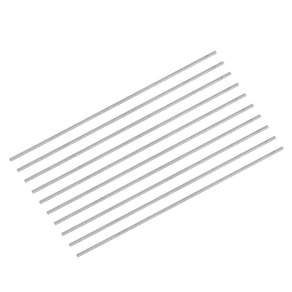 Uxcell 0.9x60mm(Dia -0/-0.01mm) Round Steel Rod 63-65 HRC HSS Lathe Bar Tool 10Pack